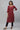 Maroon Yarn Dyed Straight Kurta