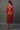 Red Yarn Dyed Embellished Kurta