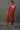 Red Yarn Dyed Embellished Kurta