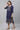 Blue Floral Printed Contemporary Kurta