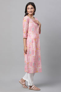 White Solid Classic Kurti