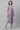 Purple Embroidered Textured Kurta