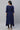 Blue Embroidered Asymmetrical Kurta
