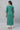 Green Lurex Stripe Kurta with Embroidery