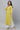 Yellow Lurex Stripe Kurta with Embroidery