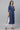 Blue Lurex Stripe Kurta with Embroidery