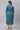 Blue Embellished Lurex Stripes Kurta