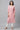 Peach Seer Sucker Stripe Print Kurta