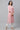 Peach Seer Sucker Stripe Print Kurta
