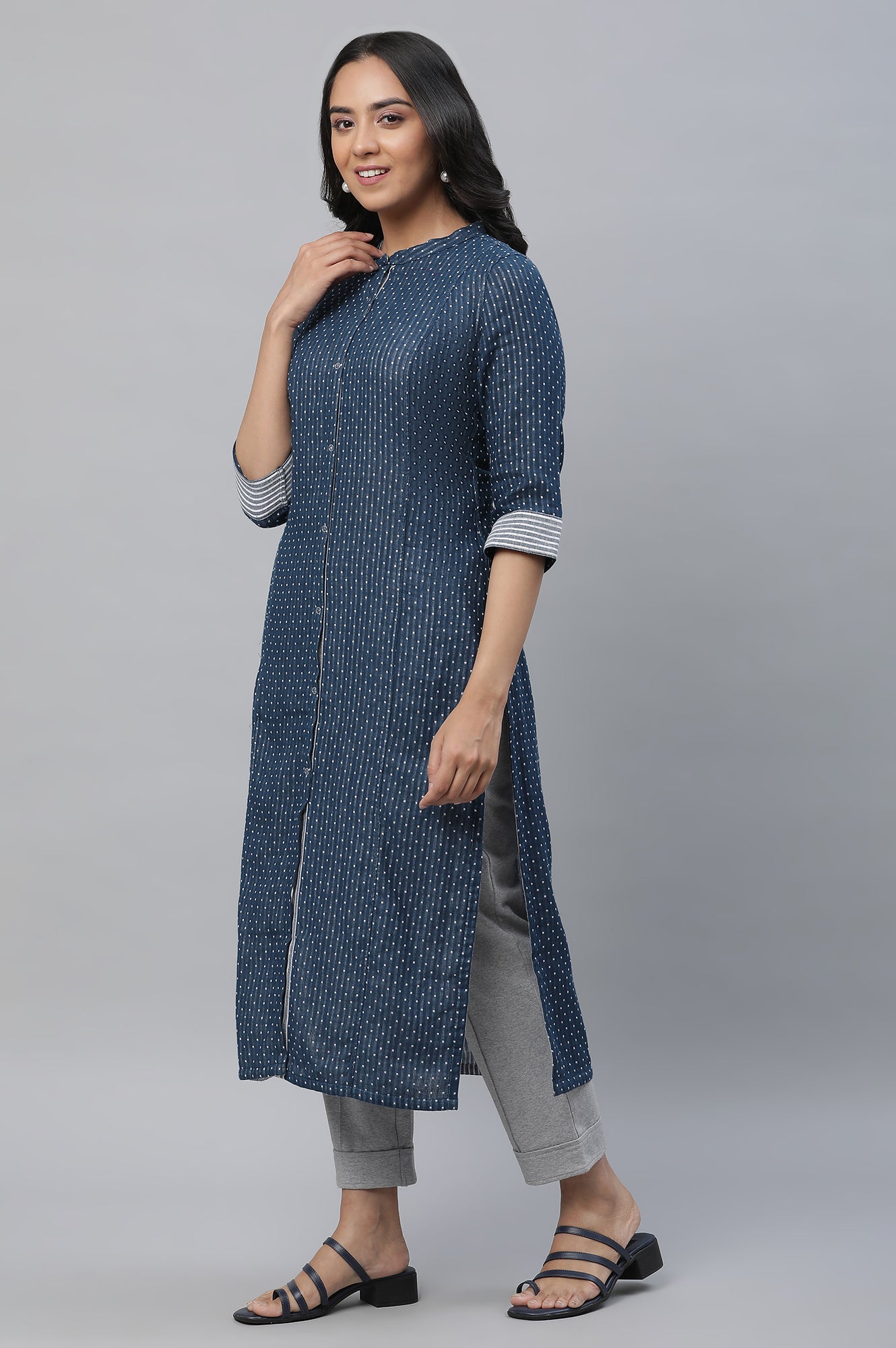 Three Quarter Sleeves Kurta