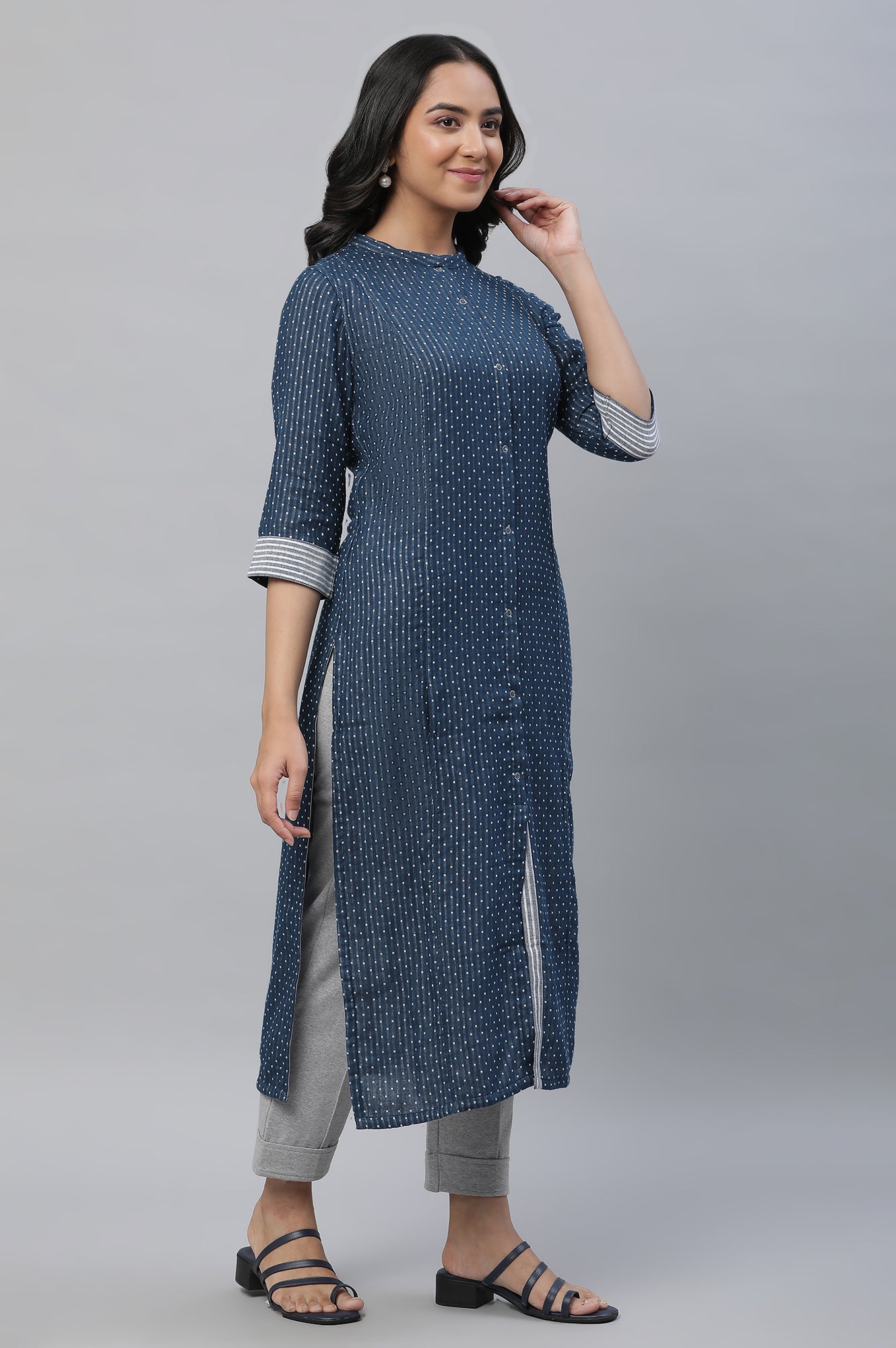 Three Quarter Sleeves Kurta