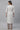 White Geometric Printed Kurta with Sequin Detailing
