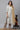 White Geometric Printed Kurta with Sequin Detailing