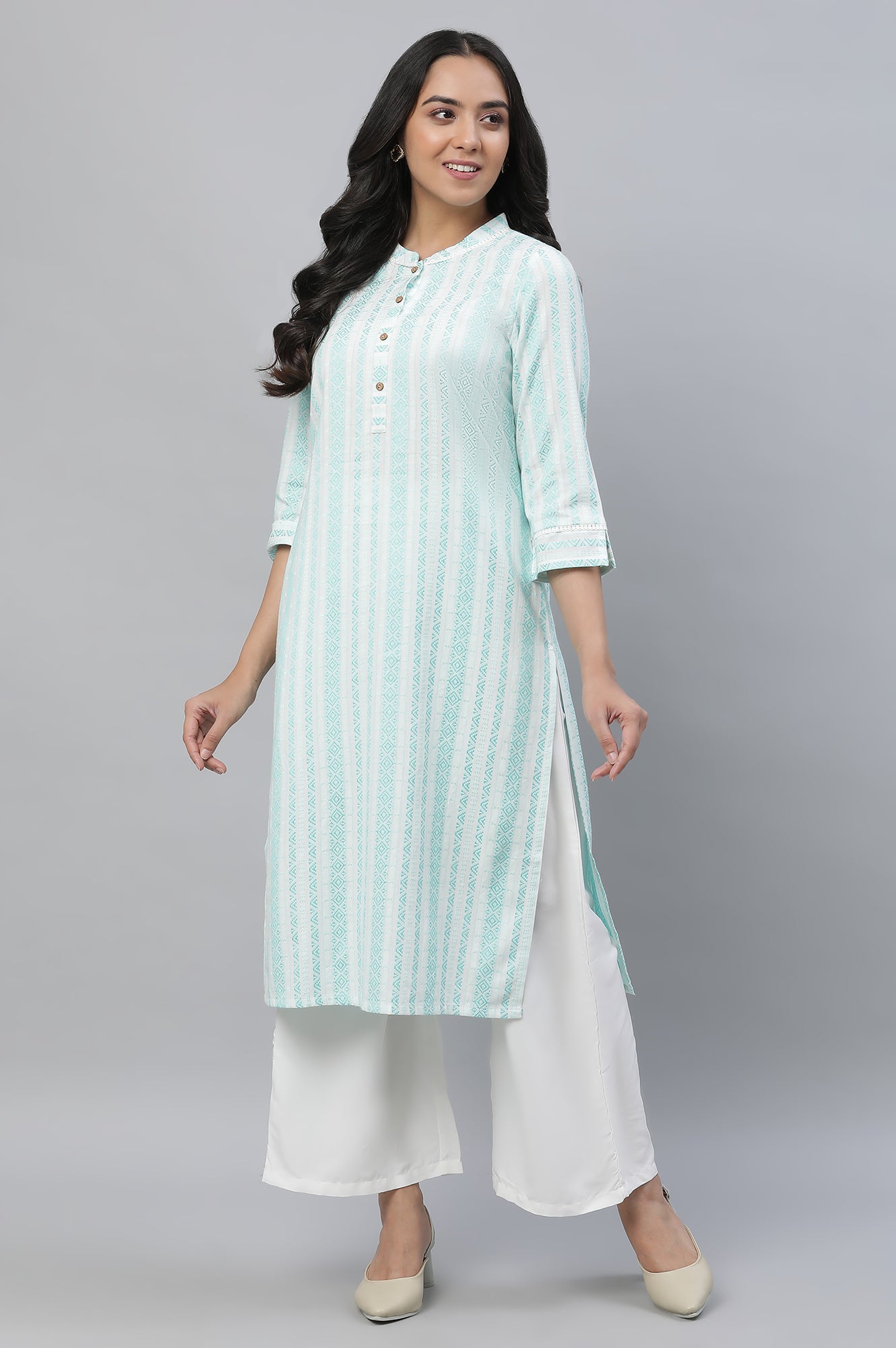 Three Quarter Sleeves Kurta