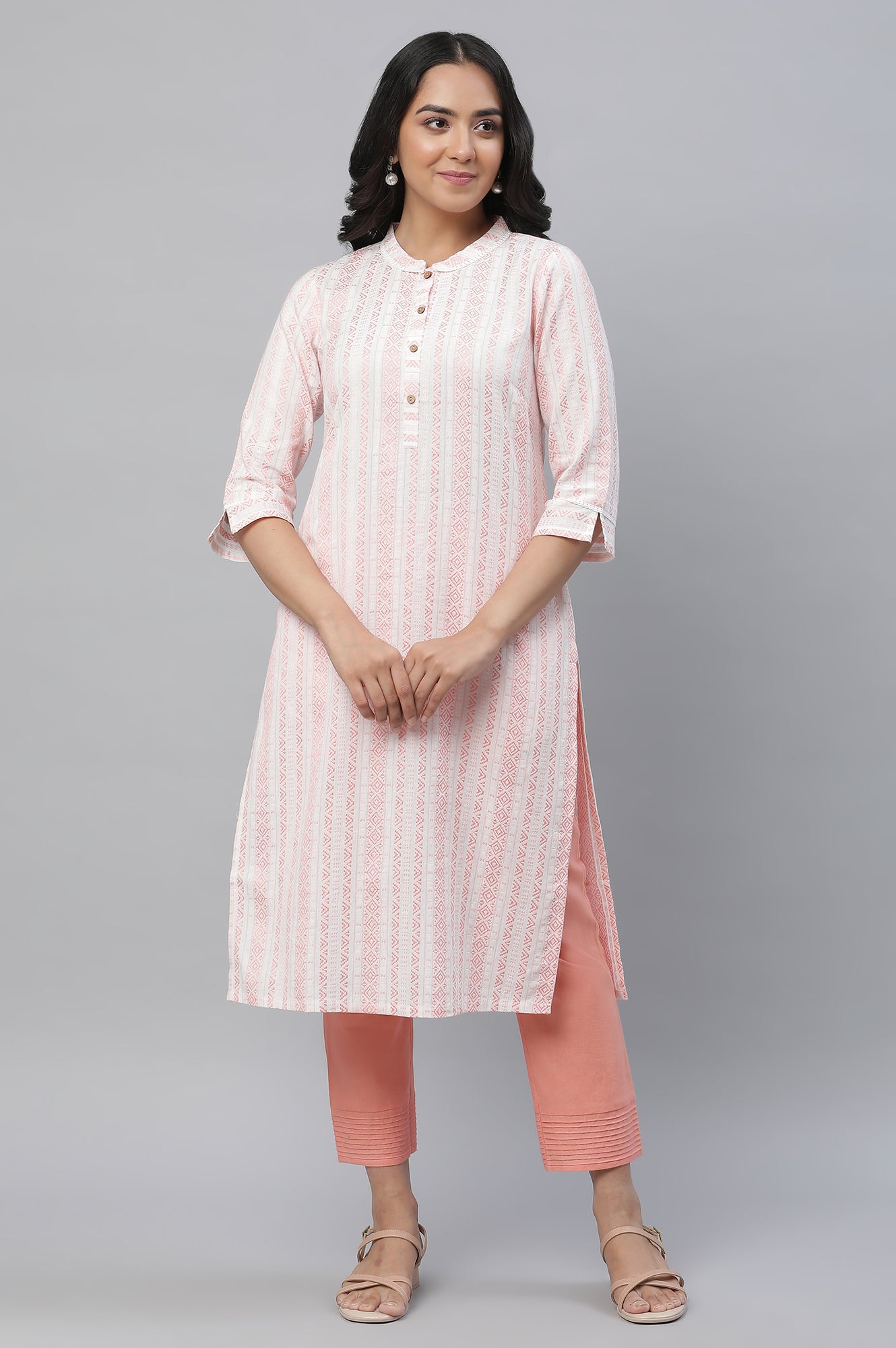 Three Quarter Sleeves Kurta