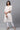 White Stripe Printed Casual Kurta