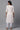 White Stripe Printed Casual Kurta
