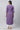 Purple Floral Printed Straight Kurta
