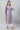 Purple Floral Printed Straight Kurta