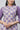 Purple Floral Printed Straight Kurta