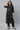 Black Yoke Printed Cotton Blend Kurta