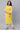 Yellow Printed Straight Kurta