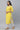 Yellow Printed Straight Kurta