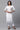White Printed Casual Kurta