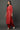 Red Foil Printed Ethnic Kurta