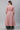 Pink Printed Flared Festive Kurta