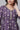 Purple Floral Printed Flared Kurta