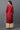 Red Zari Embroidered Shantung Kurta