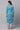 Blue Ikkat Printed Festive Kurta