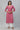 Raspberry Maroon Printed Kurta