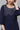 Blue Textured Rayon Embroidered Kurta