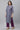 Purple Embroidered Festive Kurta in Floral Print