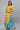 Yellow Foil Printed Embellished Festive Kurta