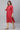Red Foil Printed Embellished Festive Kurta