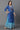 Blue Zari Embroidered Festive Kurta