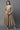 Golden Zari Embroidred Flared Kurta