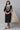Black Zari Embroidered Festive Kurta