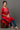 Red Zari Embroidered Festive Kurta