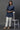 Blue Denim Solid Short Kurti