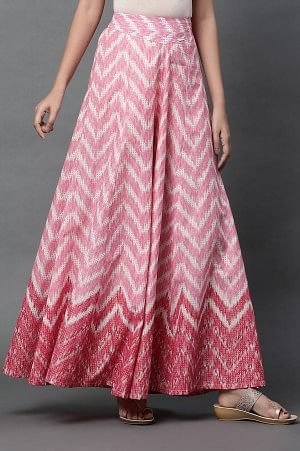 Jazzy Pink Semi-Flared Palazzo Pants