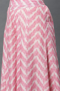 Jazzy Pink Semi-Flared Palazzo Pants