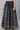 Dark Blue Printed Flared Skirt