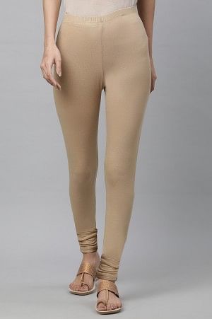 Gold Shimmer Skin Fit Tights