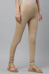 Gold Shimmer Skin Fit Tights