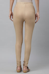 Gold Shimmer Skin Fit Tights