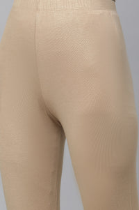 Gold Shimmer Skin Fit Tights